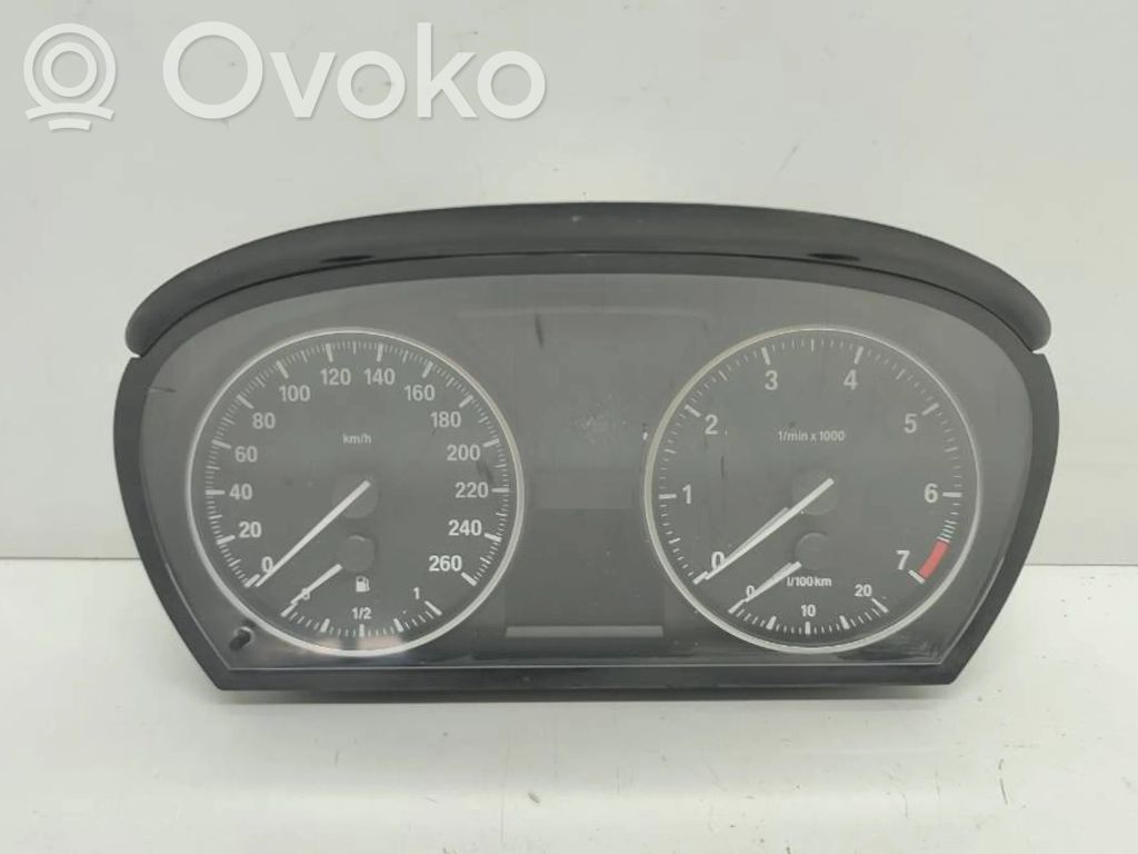 BMW 3 E90 E91 Speedometer (instrument cluster) 