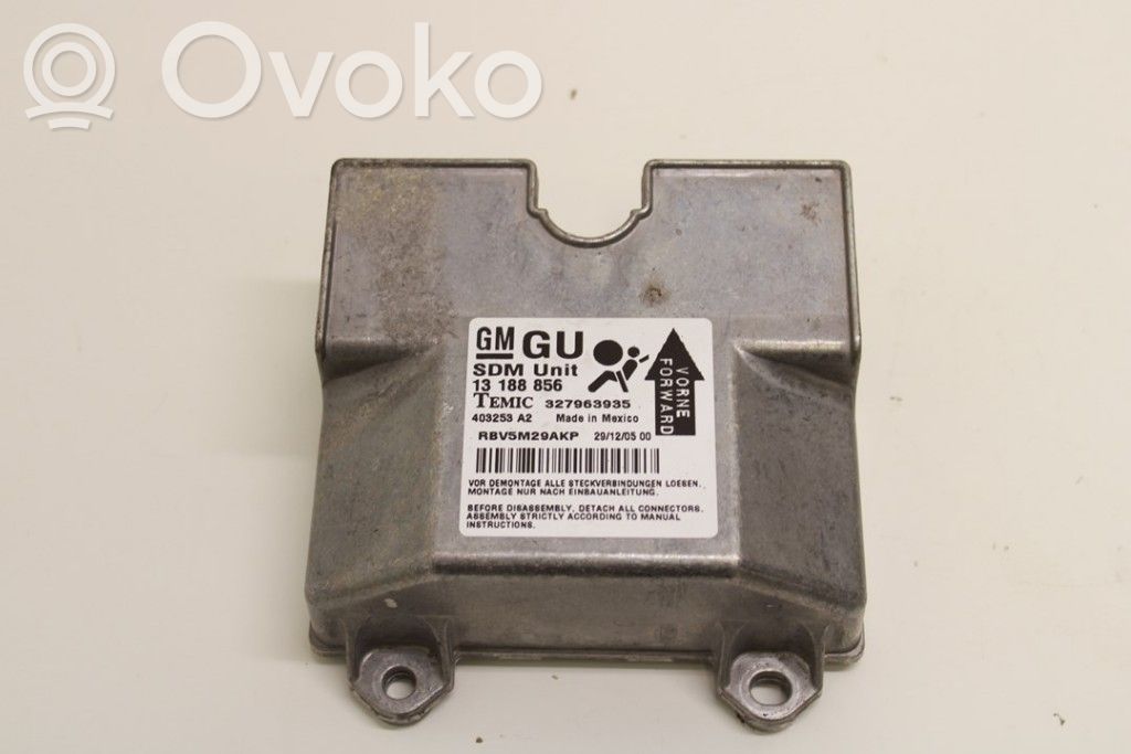 Opel Zafira B Centralina/modulo airbag 