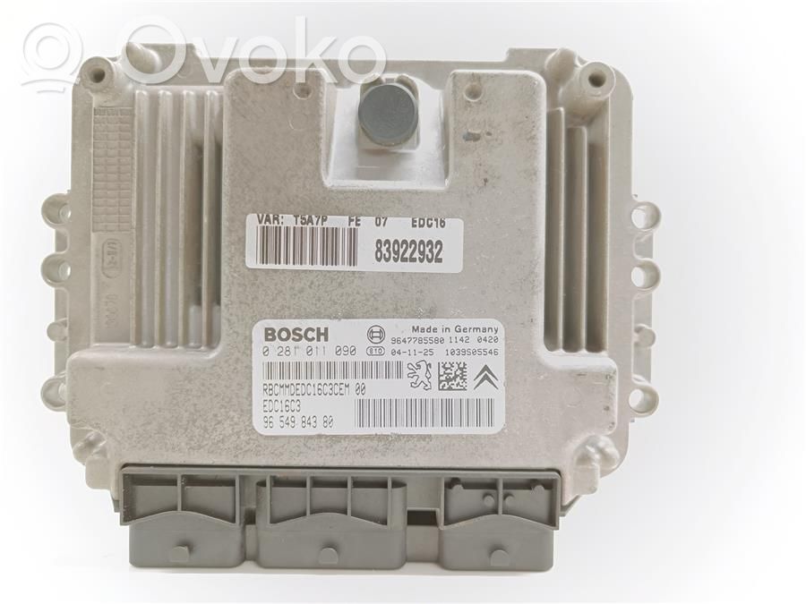 Peugeot 307 Engine control unit/module ECU 