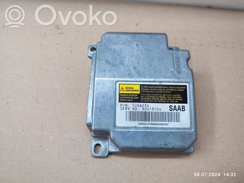 Saab 9-5 Airbag control unit/module 