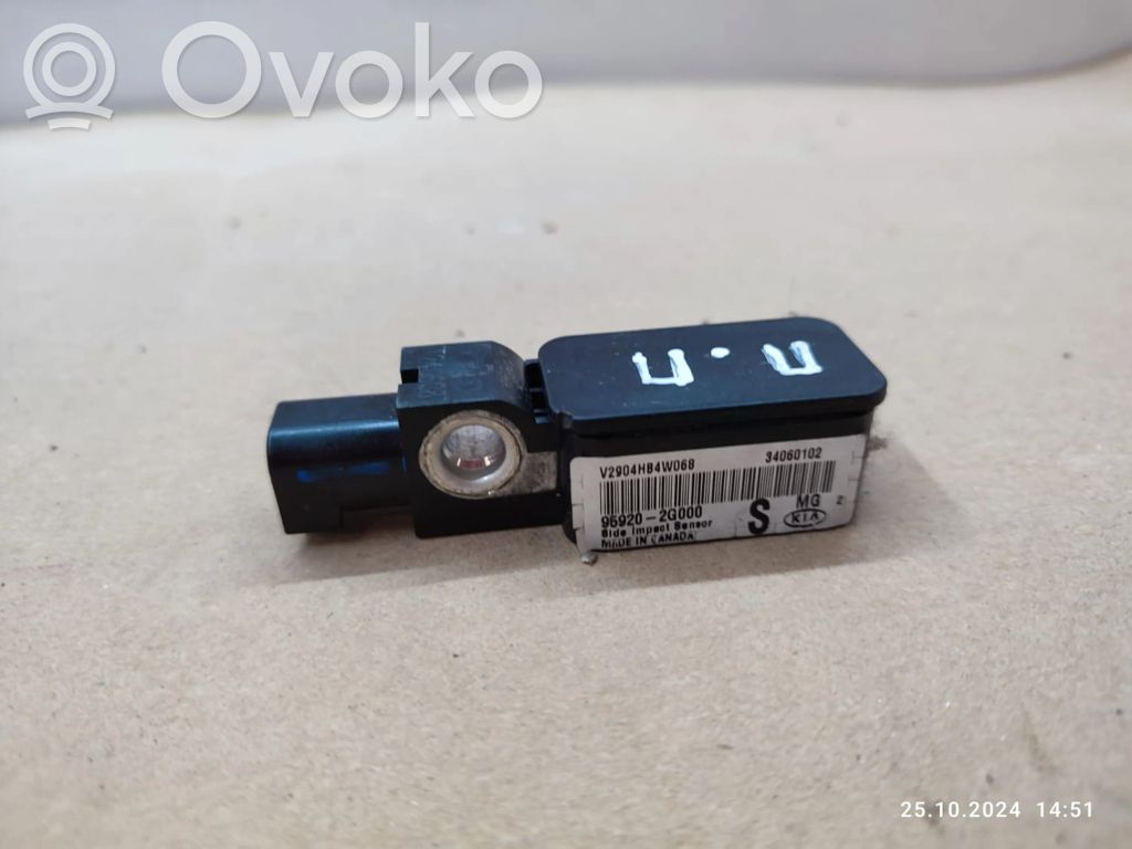 KIA Magentis Sensor impacto/accidente para activar Airbag 
