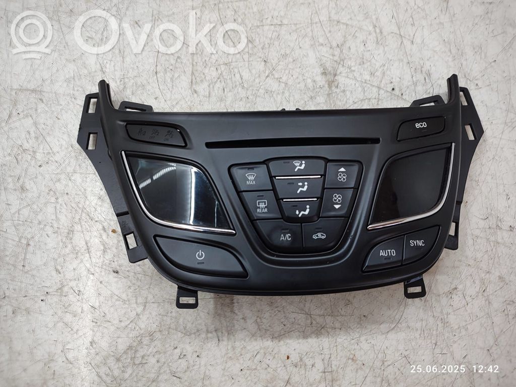 Opel Insignia A Climate control unit 