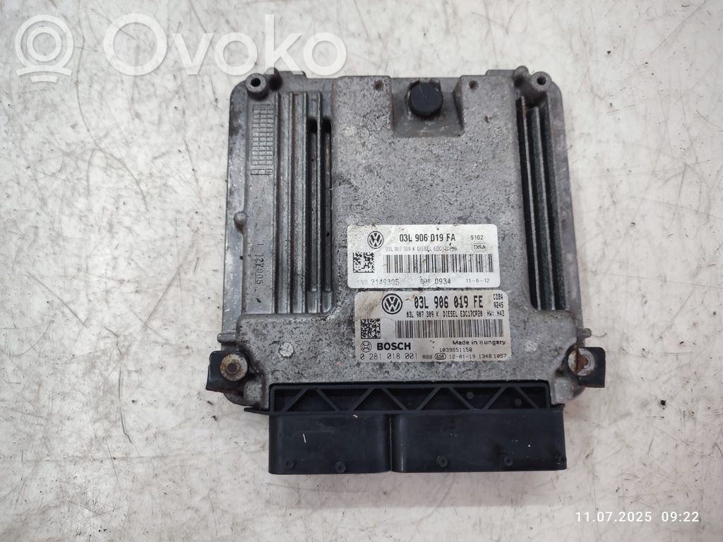 Volkswagen Amarok Engine control unit/module 