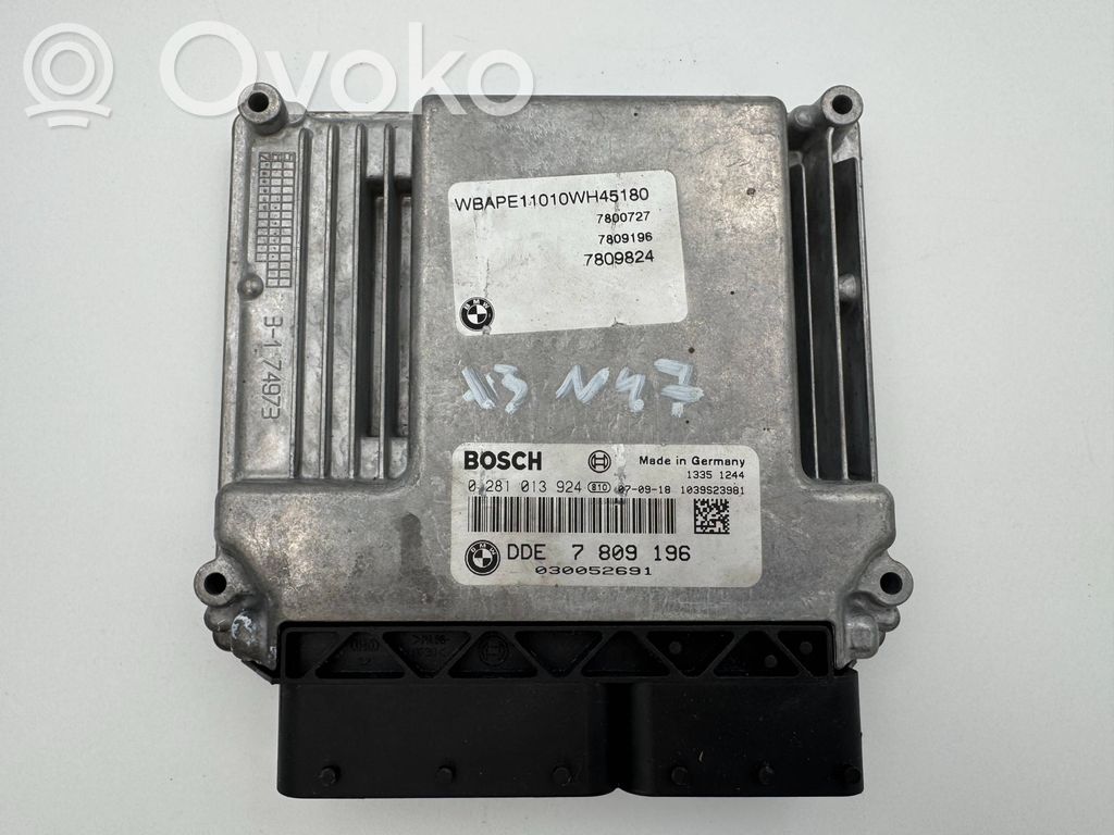 Engine control unit/module   7809196,0281013924,030052691