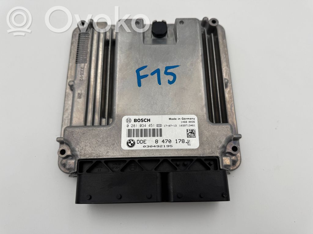 BMW X5 F15 Engine control unit/module 