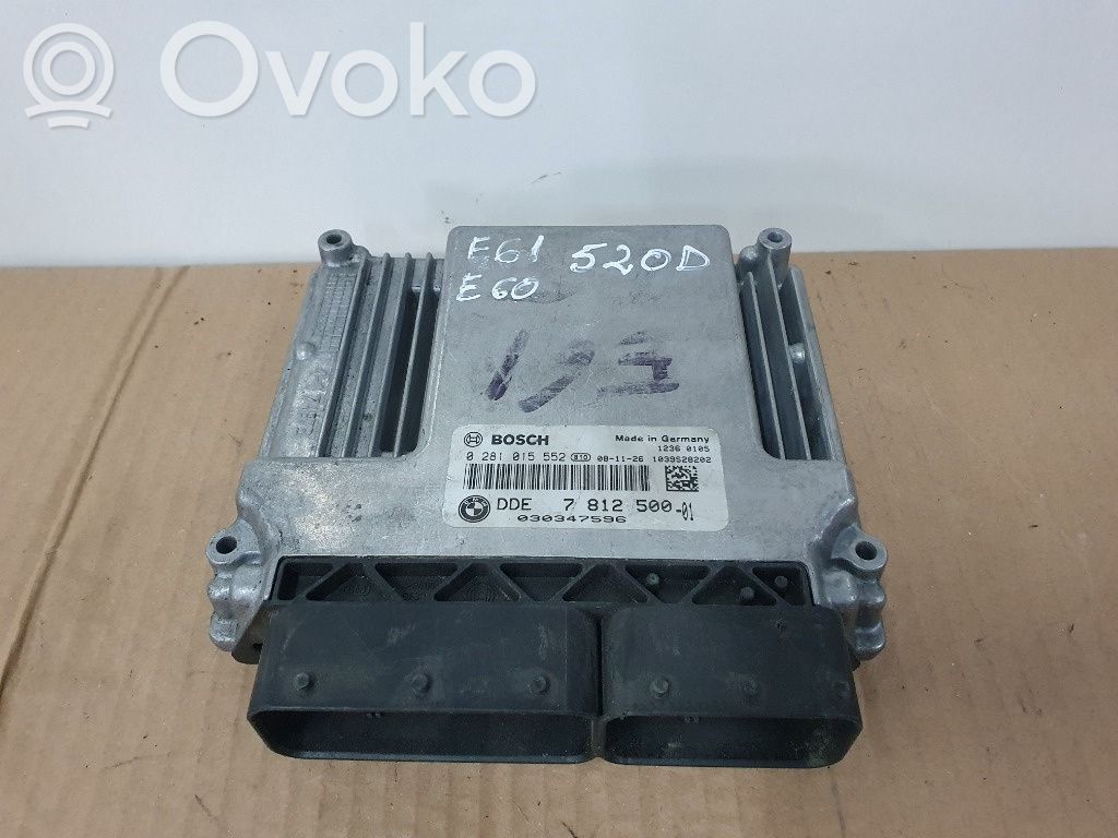 BMW 5 E60 E61 Engine control unit/module ECU 