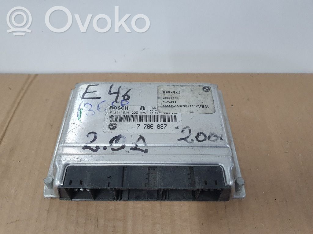 BMW 3 E46 Engine control unit/module ECU 