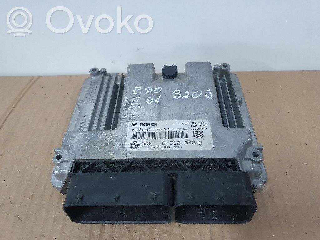 BMW 3 E90 E91 Galios (ECU) modulis 