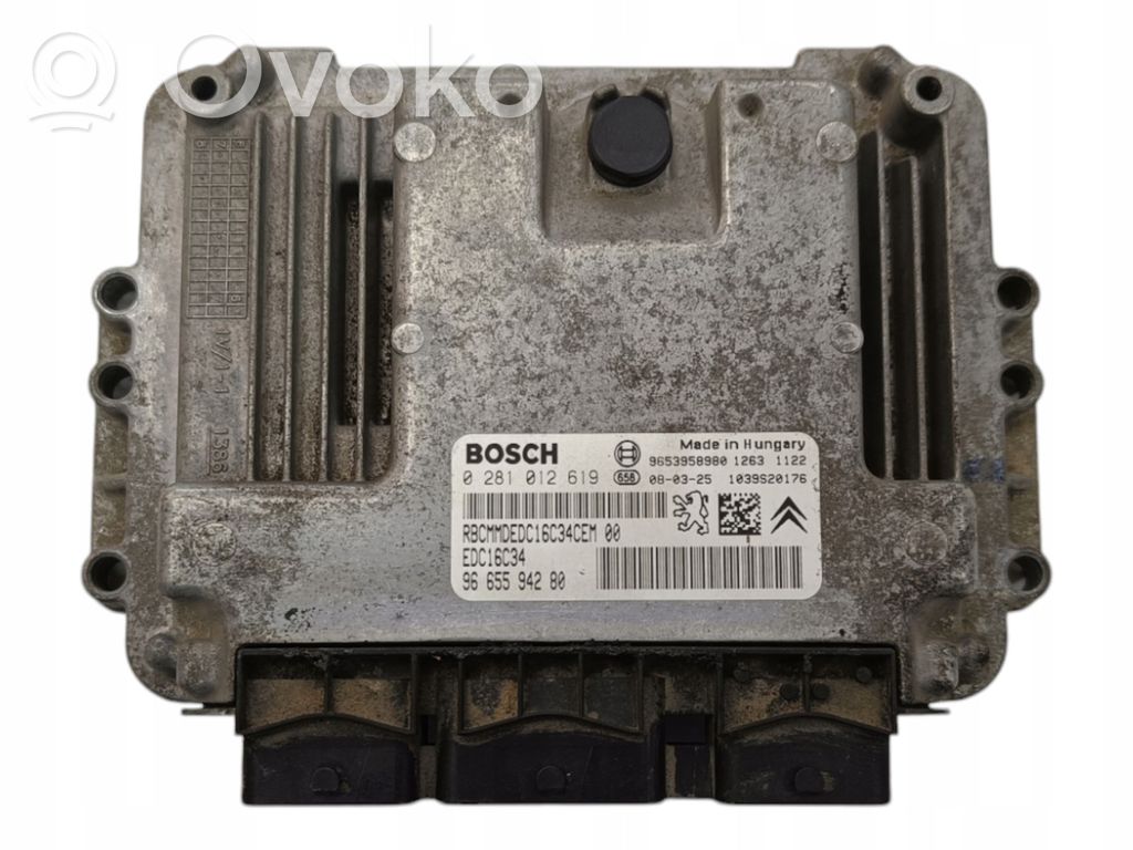Peugeot Partner Engine control unit/module 