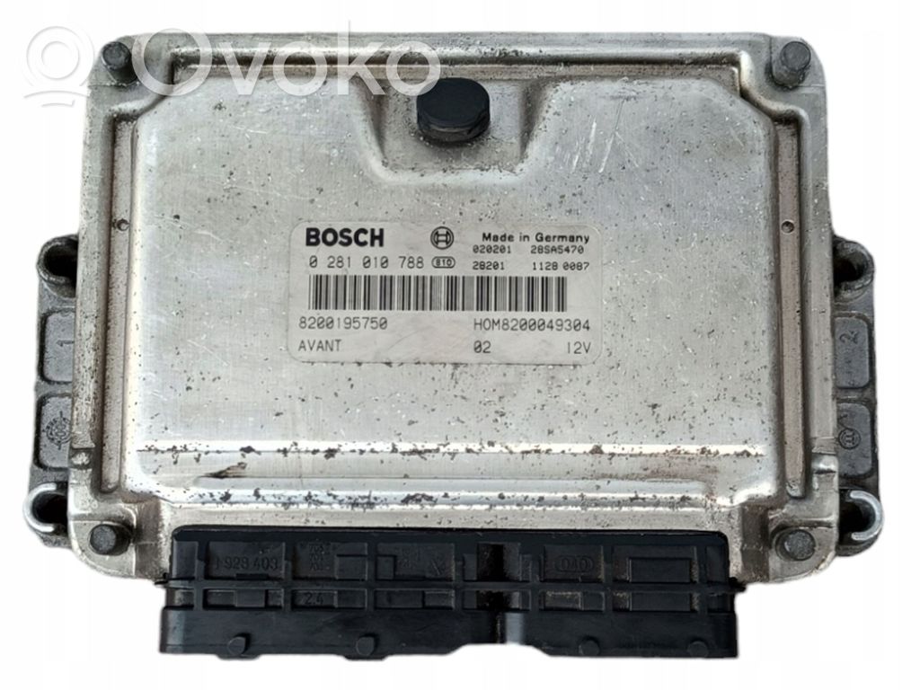 Renault Clio III Engine control unit/module 