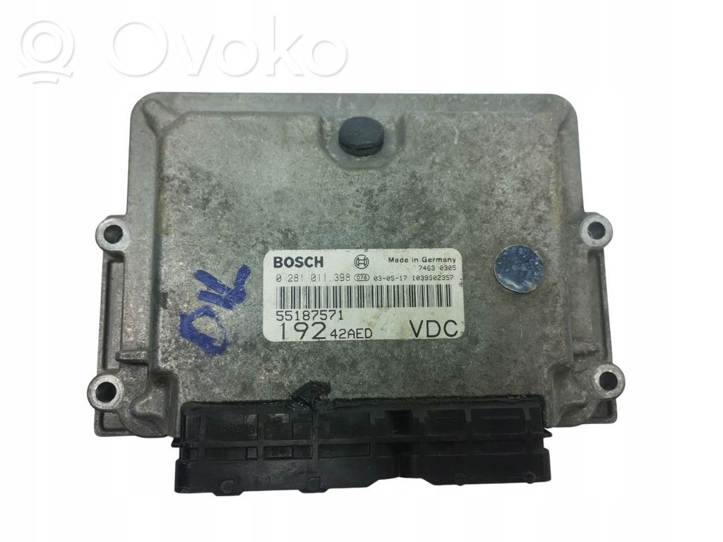 Fiat Stilo Engine control unit/module 