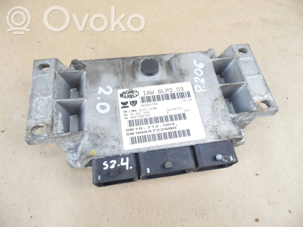 Peugeot 206 Engine control unit/module 