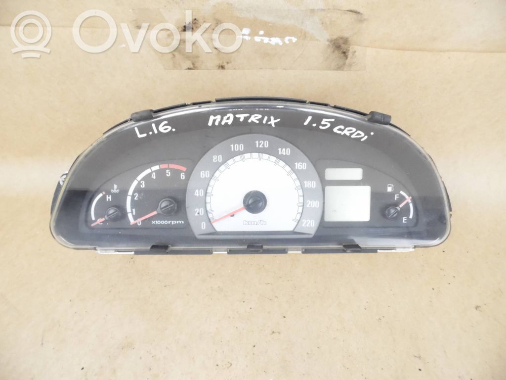 Hyundai Matrix Speedometer (instrument cluster) 