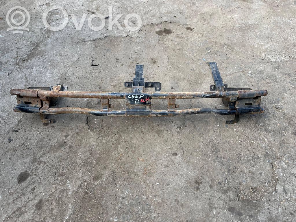 Rear bumper support beam