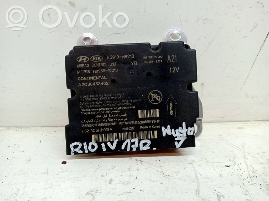 KIA Rio Airbag control unit/module 