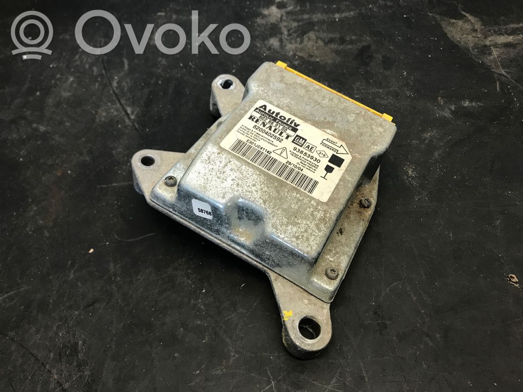 Renault Trafic II (X83) Sterownik / Moduł Airbag 