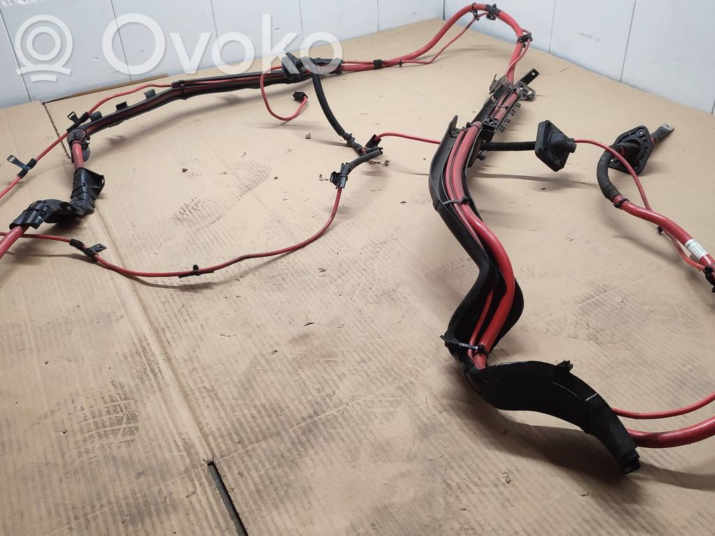 BMW X6 F16 Plus / Klema / Przewód akumulatora 
