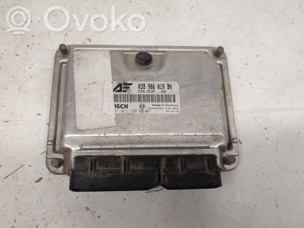 Engine control unit/module   038906019BH,1039S04404,81011199