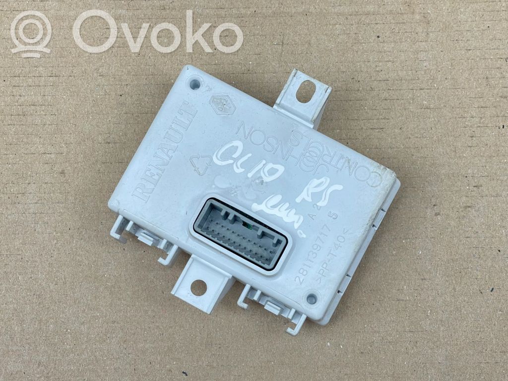 Renault Clio IV GPS navigation control unit/module 