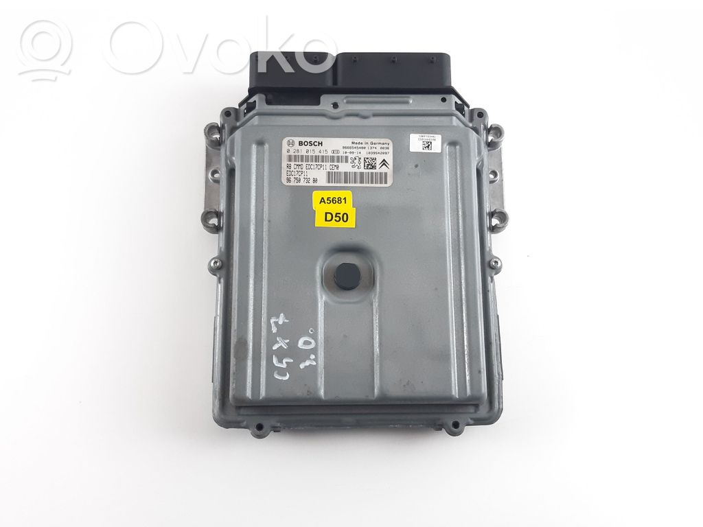 Engine control unit/module   9675073280,0281015415,9666545480