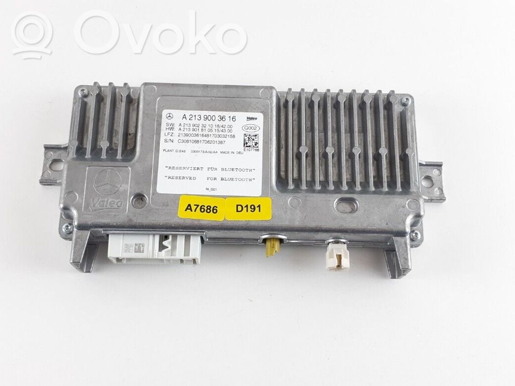 Mercedes-Benz E W213 Camera control unit module 