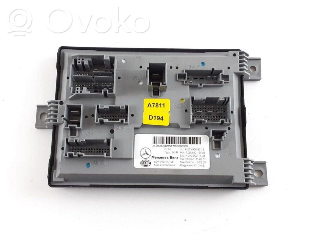 Mercedes-Benz E W213 SAM control unit 