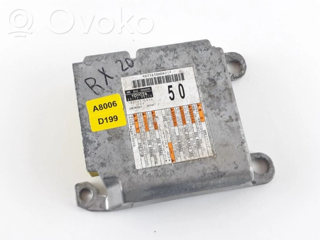 Lexus RX 450H Airbag control unit/module 