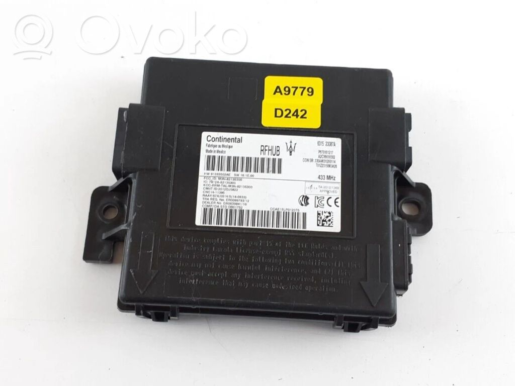 Maserati Ghibli Unitate/modul de control fără cheie (KESSY) 