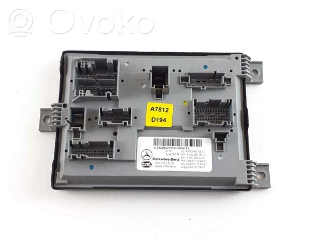 Mercedes-Benz E W213 SAM control unit 