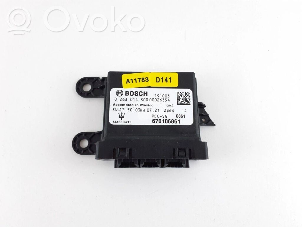 Steuergerät Einparkhilfe Parktronic PDC   670106861,0263014300