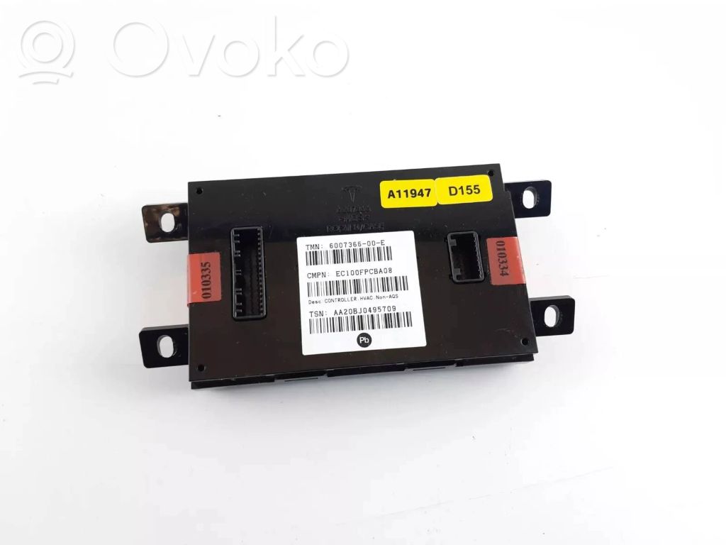 Tesla Model X Air conditioning/heating control unit 