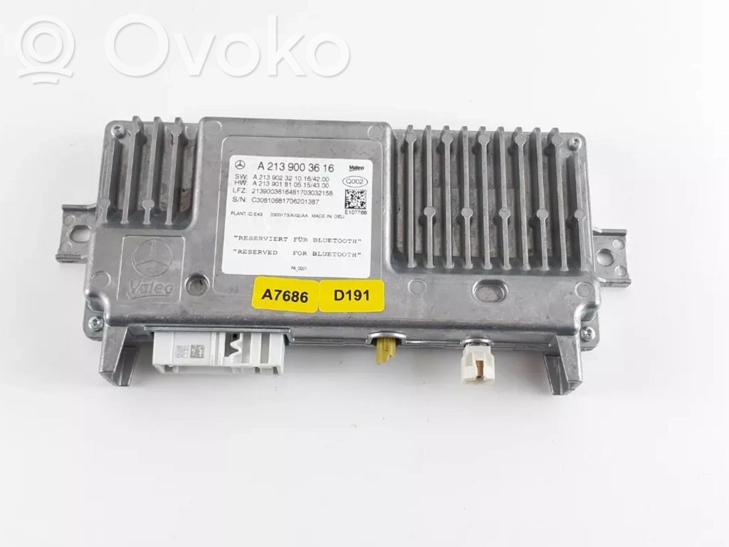 Mercedes-Benz E W213 Camera control unit module 