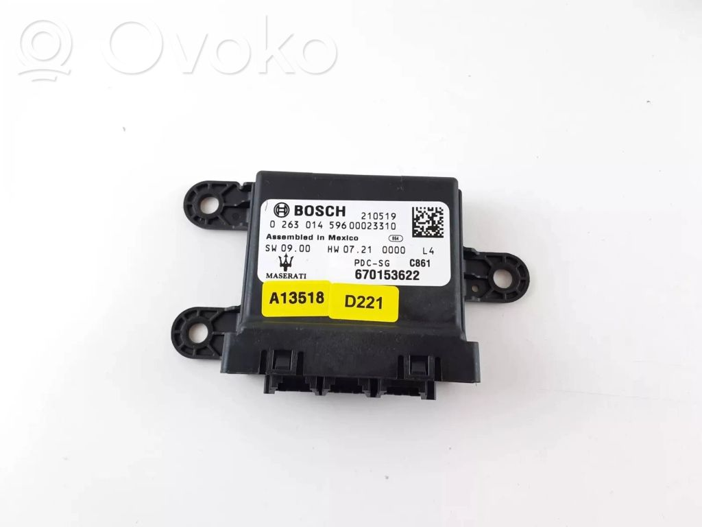 Maserati Levante Sterownik / Moduł parkowania PDC 