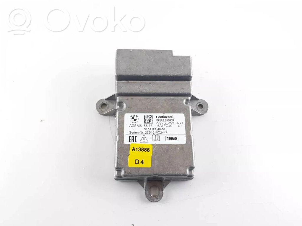 BMW 5 G30 G31 G38 Airbag control unit/module 