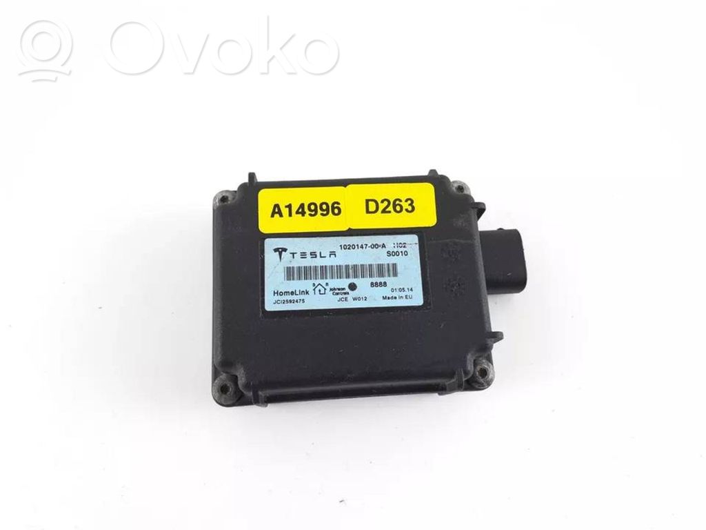 Tesla Model S Homelink control unit 