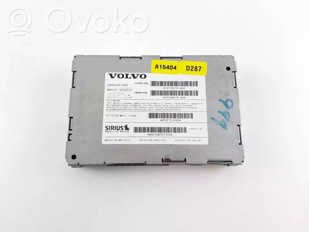 Volvo S60 Other control units/modules 