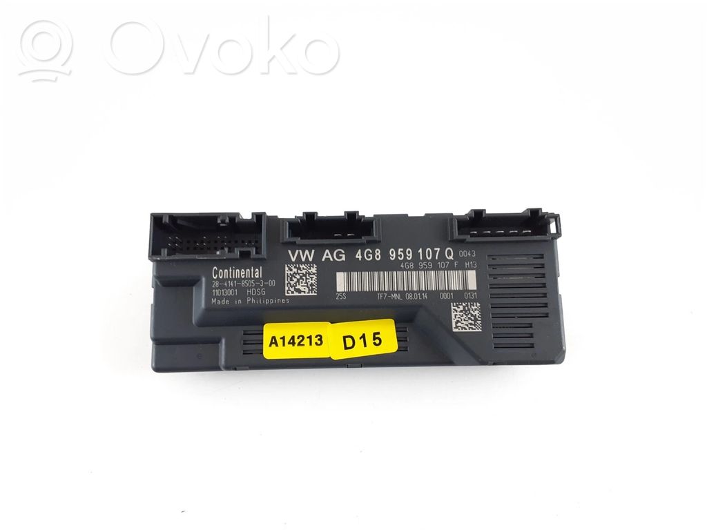 Audi A7 S7 4G Sterownik / Moduł elektrycznej klapy tylnej / bagażnika 