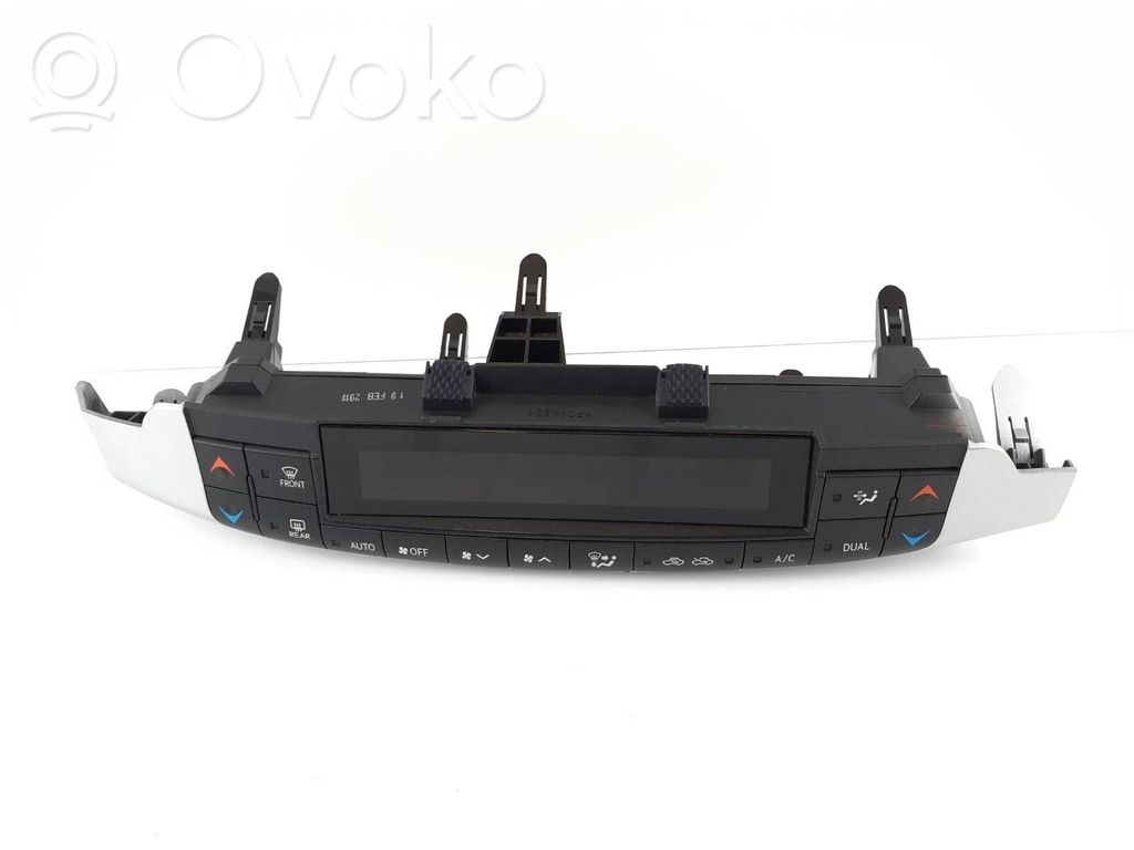 Lexus CT 200H Climate control unit 