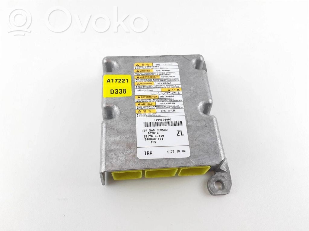Toyota Corolla E210 E21 Airbag control unit/module 