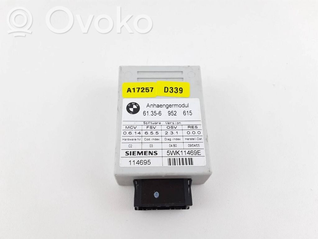 BMW 5 E60 E61 Tow bar trailer control unit/module 