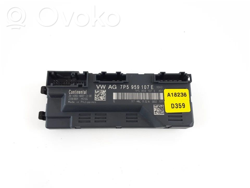 Porsche Cayenne (92A) Tailgate/trunk control unit/module 