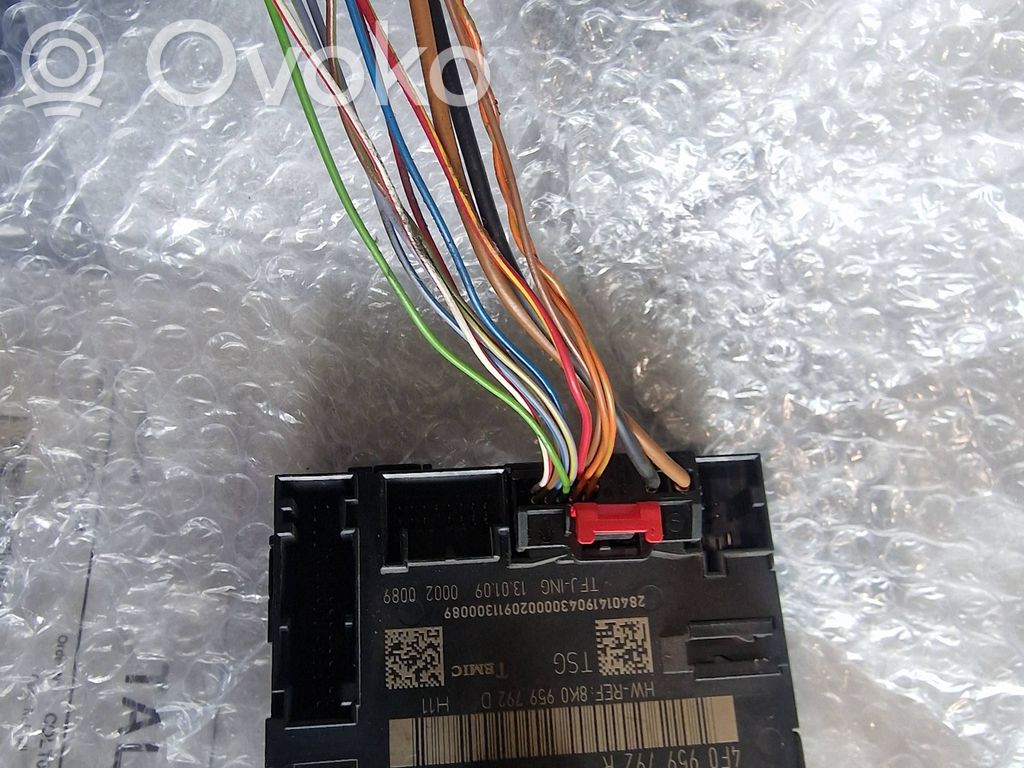 Unité de commande module de porte   4F0959792R,8K0959792D