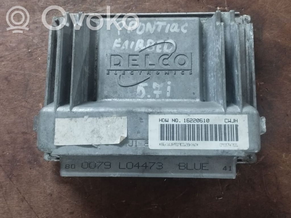 Pontiac Firebird Engine control unit/module 