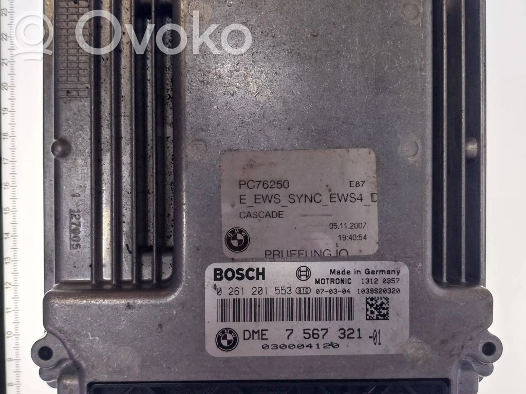 BMW 1 E81 E87 Engine control unit/module 