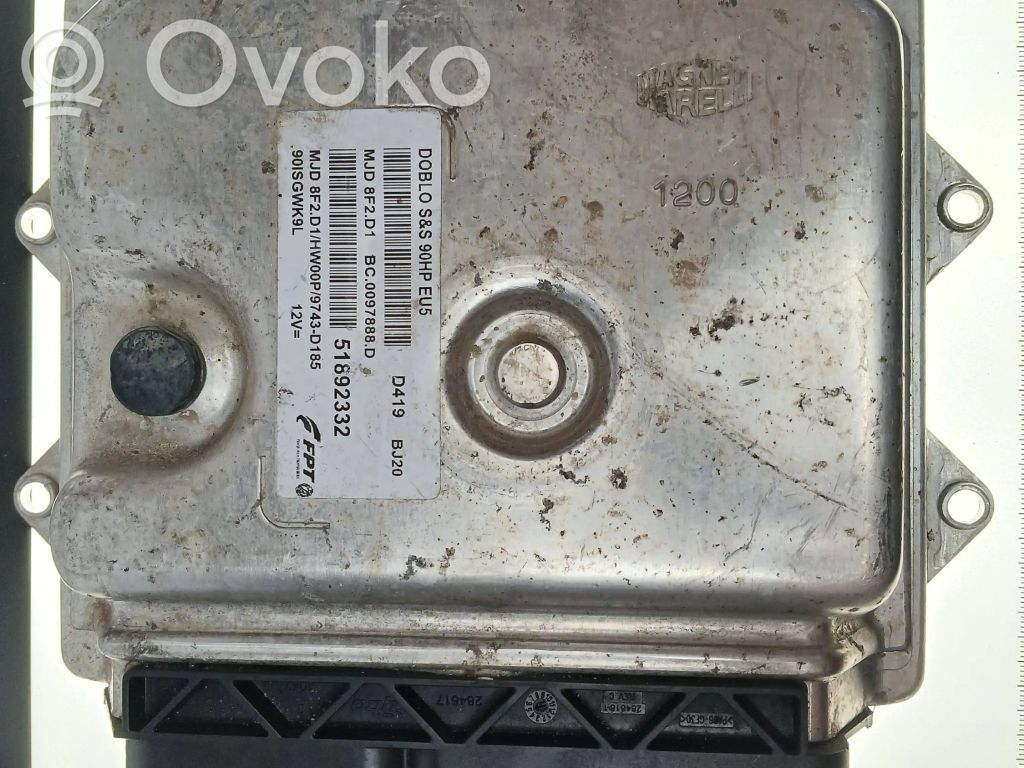 Fiat Doblo Engine control unit/module 