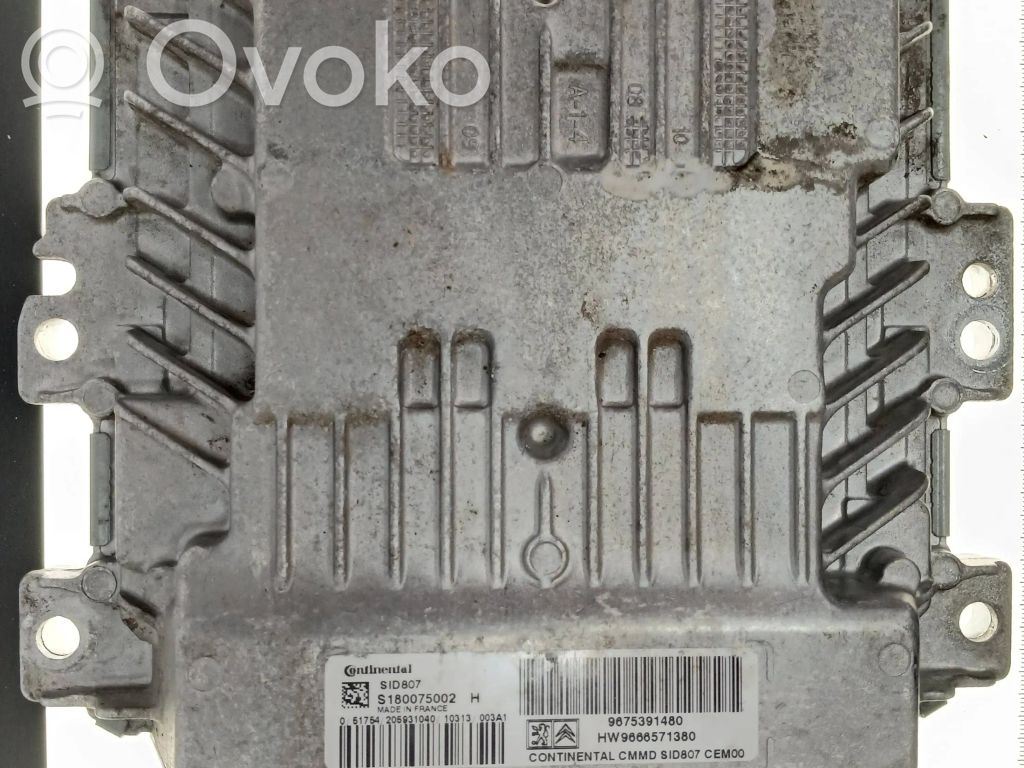 Citroen C4 I Picasso Engine control unit/module 