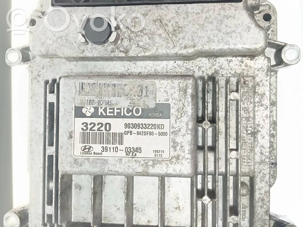 Hyundai i20 (PB PBT) Engine control unit/module 