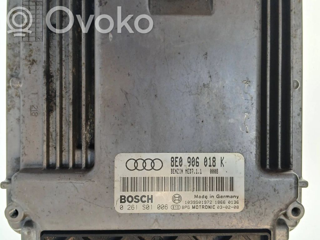 Audi A4 S4 B6 8E 8H Engine control unit/module 