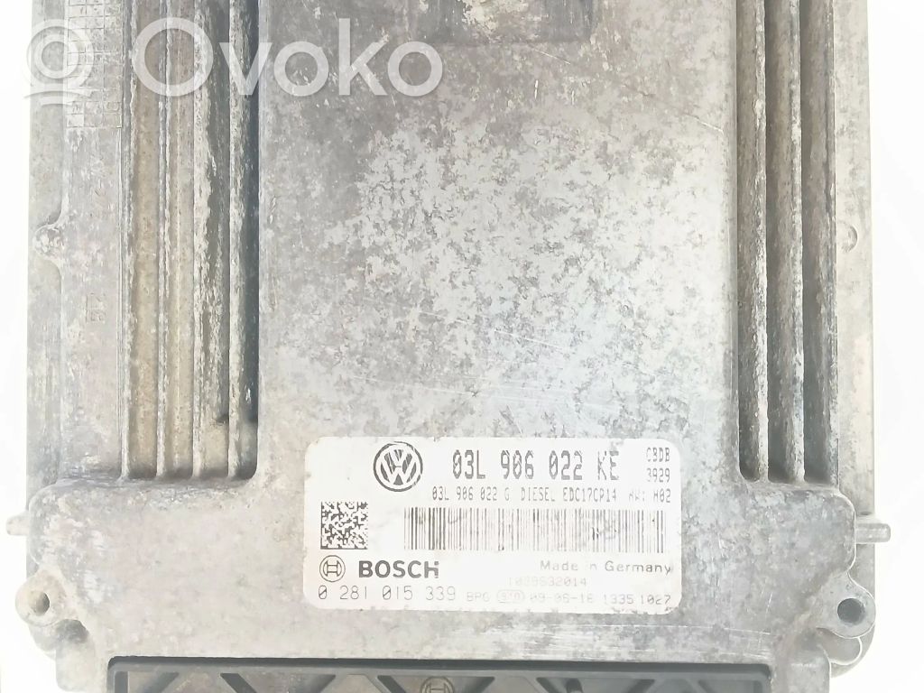 Volkswagen Scirocco Блок управления двигателя 