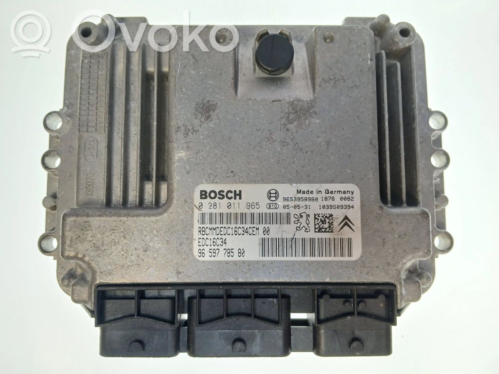 Citroen C3 Engine control unit/module 